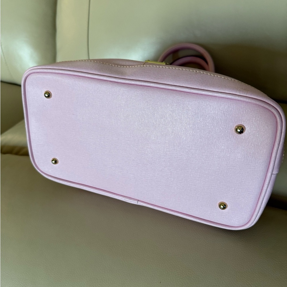Dooney & Bourke Light Pink Satchel with Gold Accents - Picture 7 of 8